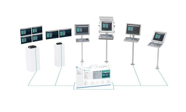 Die Management-Software VisuNet Control Center erlaubt die zentrale Verwaltung aller Thin Clients mit RM Shell 5. Dabei ist es egal, ob es sich um einen Box Thin Client in der Leitwarte oder Remote Monitor in der Zone 1/21 handelt.