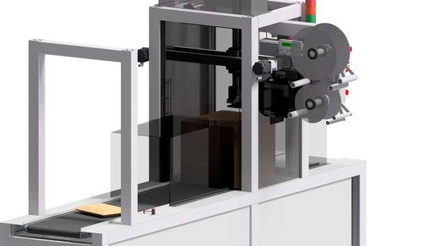 Zu den Neuentwicklungen von Bluhm zählen mitunter das 3D-Etikettierportal Legi-Flex 6100, ...