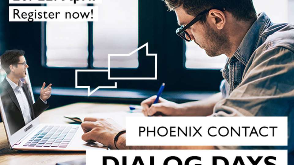 Melden Sie sich zu den Phoenix Contact Dialog Days an und erfahren Sie, welche Potenziale neue Technologien wie Single Pair Ethernet, 5G oder TSN mit sich bringen.