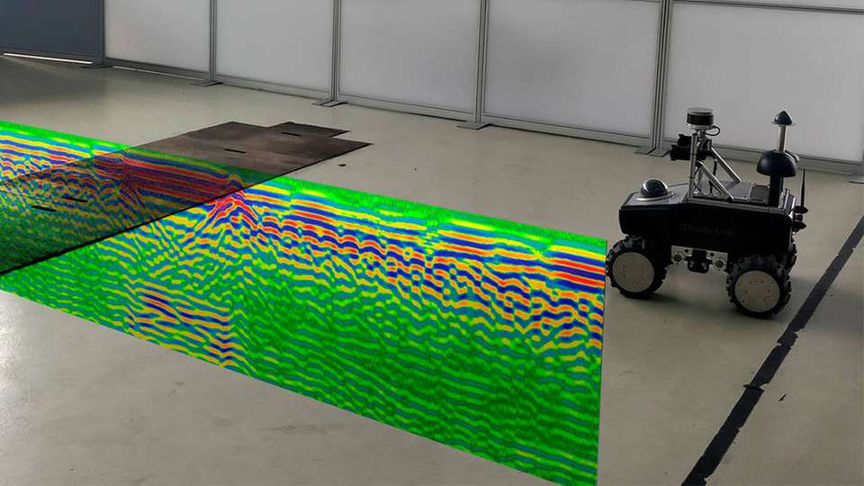 Mobile Roboter und andere Fahrzeuge sollen anhand der Radardaten des Untergrunds navigieren.