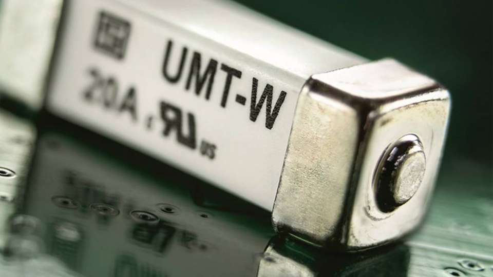 Die UMT-W-Sicherung von Schurter eignet sich besonders für Anwendungen mit großen Kabellängen.