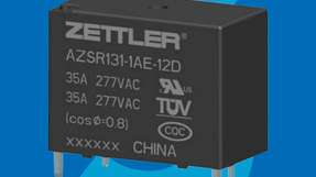 Die 35-A-Power-Relais AZSR131 von Zettler sind jetzt bei Schukat erhältlich.
