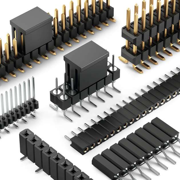 Stift- und Buchsenleisten in SMD-Technologie