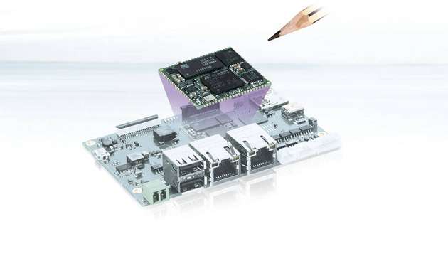 Das SoM auf Basis des STM32MP157-Prozessors ist eine leistungsfähige, kompakte und kostengünstige Grundlage für individuelle Board-Designs.