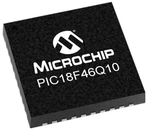 Der PIC18F46Q10T-I/PT ist ein Beispiel für die beliebte PIC-Produktfamilie von 8-Bit-MCUs von Microchip.