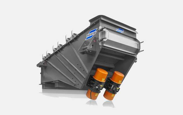 Der Linearschwingsieb Rhewum Rius: Er eignet sich für unterschiedlichste Trennungen und Materialtransport.