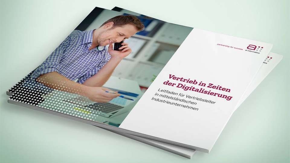 Im E-Book „Vertrieb in Zeiten der Digitalisierung. Leitfaden für Vertriebsleiter in mittelständischen Industrieunternehmen“ erläutert ai informatics, wie Vertriebsleiter die anstehende Transformation erfolgreich managen.