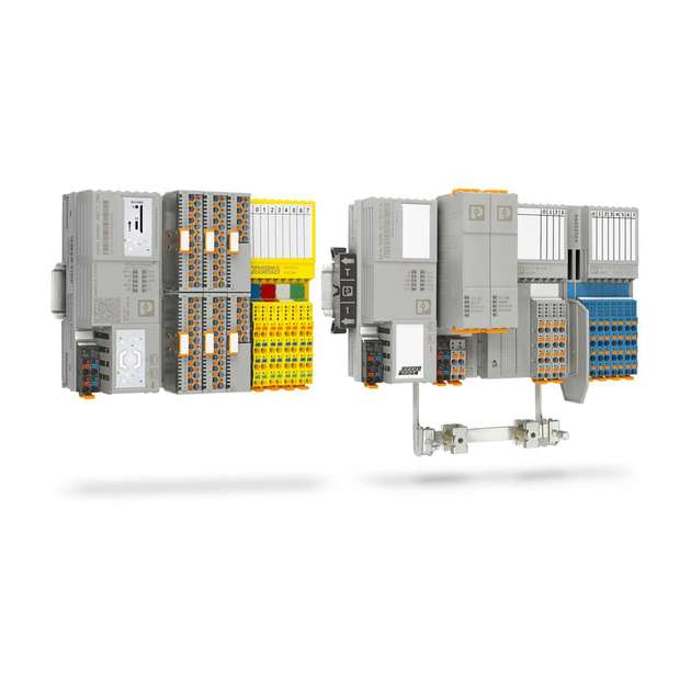 Das Axioline-Automatisierungssystem in Schutzart IP20 umfasst neben der bewährten Baureihe Axioline F (links) mit Axioline P nun auch eine Variante für die Prozesstechnik.