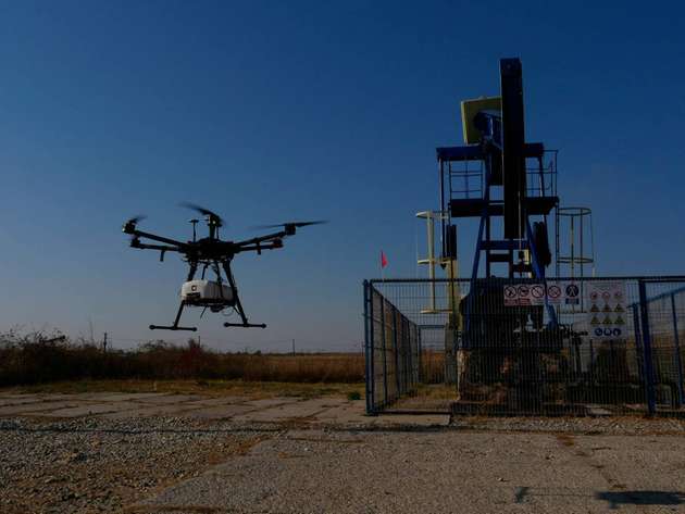 In Rumänien, einem der Hauptemittenten von Methan, kam die Drohne bereits zum Einsatz.