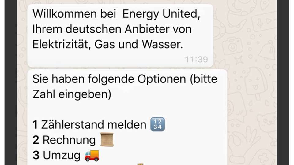 Mit WhatsEnergy können Zählerstände einfach über WhatsApp erfasst werden.