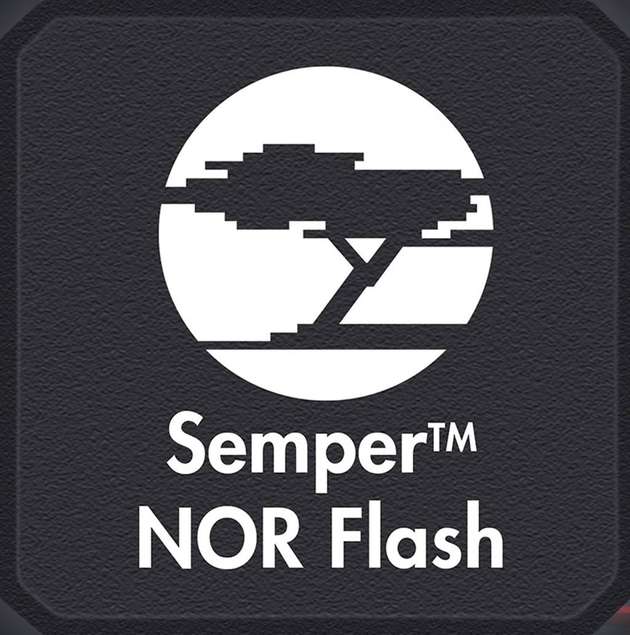 Die Semper-Flash-Speicher entsprechen den Kriterien funktionaler Sicherheit und bieten hohe Zuverlässigkeit.