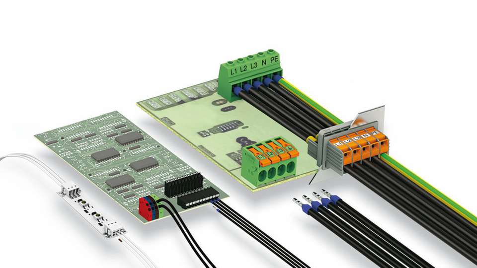 Ob Steckverbinder oder Klemme: Unterschiedliche Anwendungen erfordern individuelle Anschlusslösungen.
