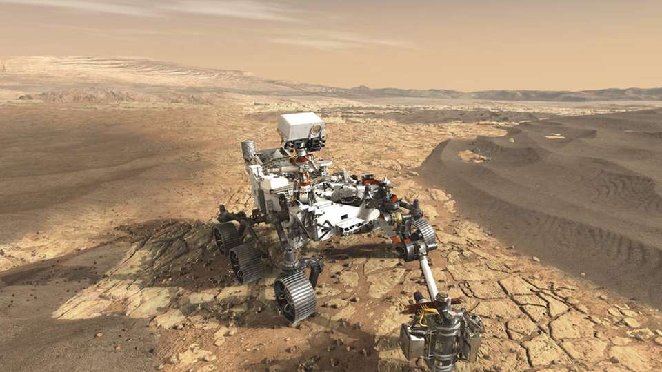 Mit dem Perseverance Rover fliegen erneut Präzisionsantriebe zum Mars