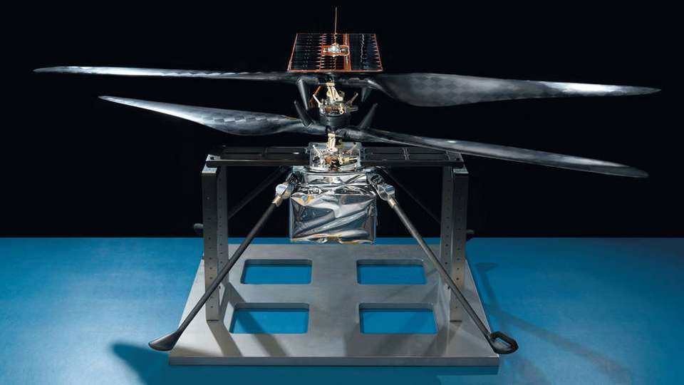 Das ist der erste Mars-Hubschrauber.