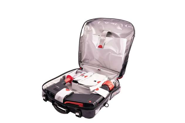 Der Corpuls CPR ist ein mobiles, nur knapp 10 kg schweres Gerät für die automatisierte Herzdruckmassage.