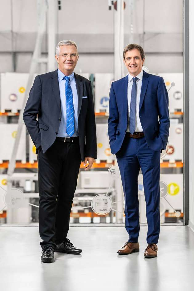 Prof. Michael ten Hompel (links) und Prof. Michael Henke sind Leiter des Fraunhofer-Instituts für Materialfluss und Logistik IML.