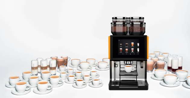 Die Kaffeemaschine WMF 9000 S+ kann unter anderem Milch in neun verschiedenen Varianten aufbereiten.