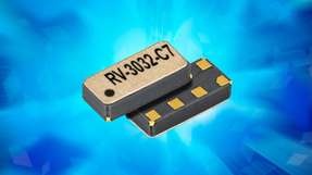 Die Echtzeituhr RV-3032-C7 besteht aus einem kundenspezifischen IC und einem Quarzkristallresonator und kommt im platzsparenden 3,2-mm-x-1,5-mm-x-0,8-mm-Keramikgehäuse.