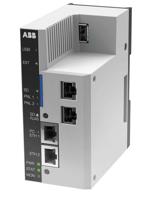 Das Edge-Device ABB Ability NETA-21 sorgt bei ABB-Frequenzumrichter als Gateway für die Vernetzung und ermöglicht die lokale oder Cloud-gestützte Auswertung und das Monitoring. 