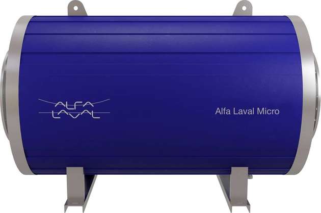 Der Alfa Laval Micro (hier in horizontaler Ausführung) erlaubt die Wärmerückgewinnung aus Abgasen.