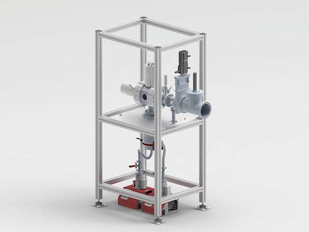Die Dreebit-Ionenstrahlanlage für die Erzeugung geladener Teilchen