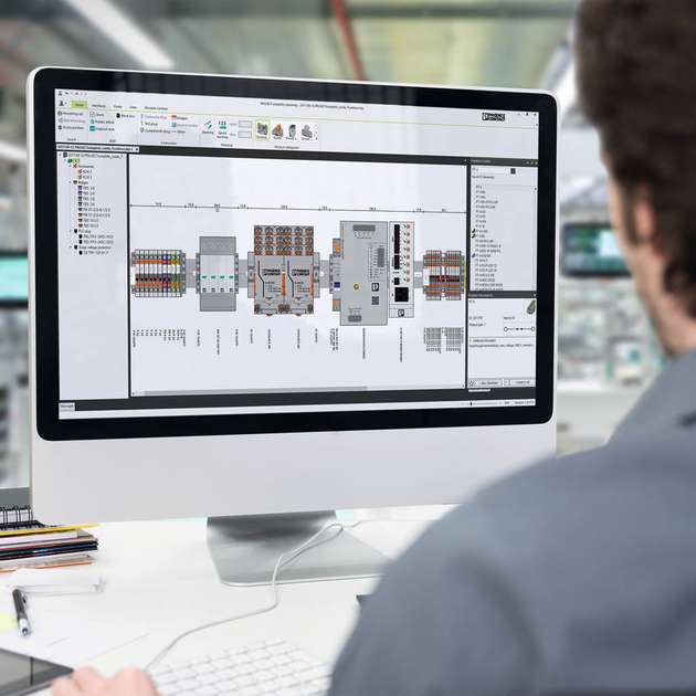 Digitale Artikeldaten: Durch die digitale Verfügbarkeit von Produkten und Produktdaten wird die Planung einer Anlage erheblich vereinfacht.