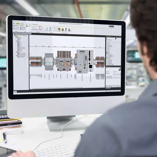 Digitale Artikeldaten: Durch die digitale Verfügbarkeit von Produkten und Produktdaten wird die Planung einer Anlage erheblich vereinfacht.