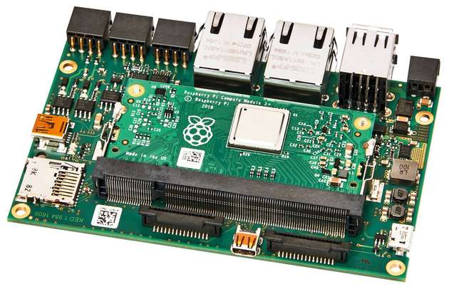 Mit dem Pi-Tron liefert Kontron ein industrielles Baseboard, um die Raspberry Pi-Software-Community nutzen zu können.