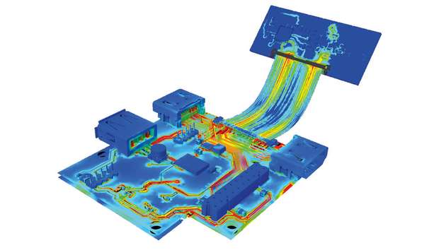 Multi-PCB-System: Signalintegritätssimulation eines Multi-PCB-Systems mit Steckern und Flexkabel