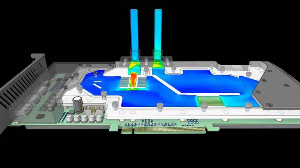 Ansys Discovery enthält jetzt eine automatisierte Fluid-Festkörper-Thermoanalyse – nur eine der vielen Neuerungen 2021.