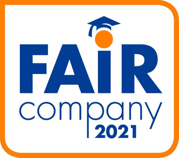 Ging auch dieses Jahr wieder an Netzsch: das Siegel für eine „Fair Company“.