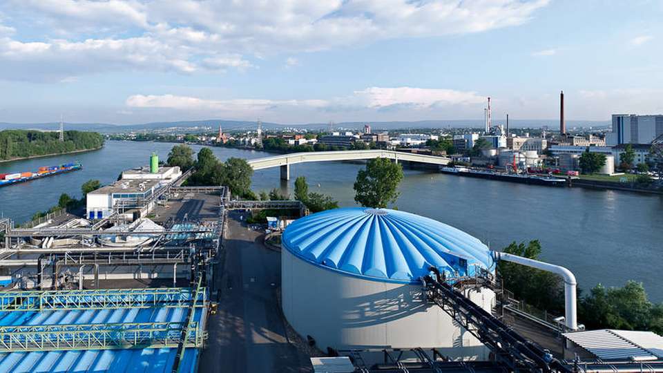 Hier wird das IIoT-Projekt umgesetzt: die biologische Abwasserreinigungsanlage von Infraserv Wiesbaden.