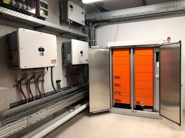 Batteriespeicher für Eigenverbrauchsoptimierung.