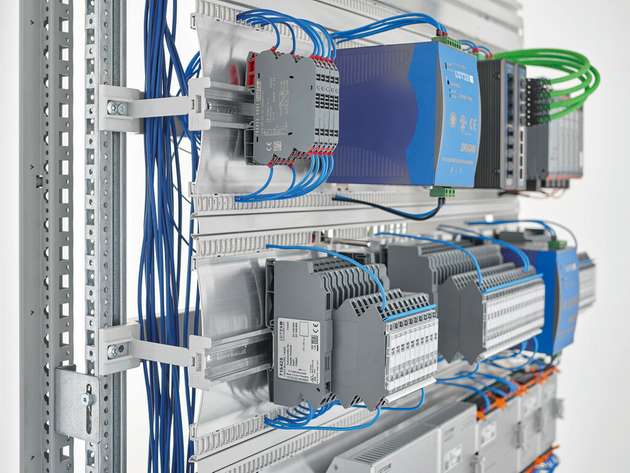 Das kanallose Verdrahtungssystems AirStream von Lütze sorgt für ein homogenes Klima im Schaltschrank.