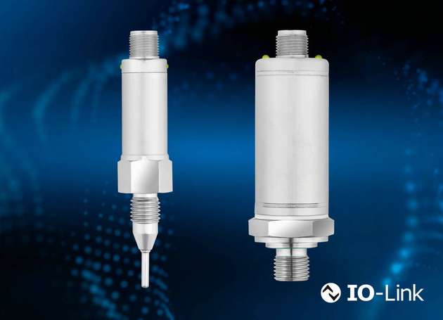 Für Temperatur und Druck bietet Jumo zwei Sensoren mit einer IO-Link-Schnittstelle an.