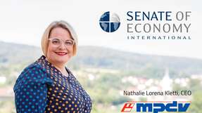 Nathalie Lorena Kletti ist Geschäftsführerin von MPDV und Senatorin im Senate of Economy International.
