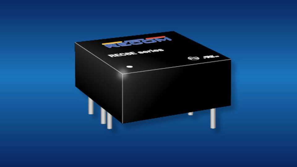 Die kompakten REC8E-Wandler können in 12-, 24- und 48-V-Systemen eingesetzt werden und sind auch für den Automotive-Bereich zertifiziert.