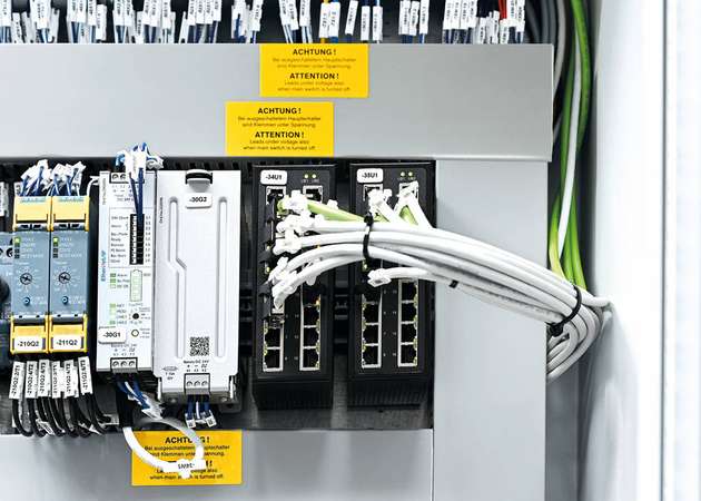 Beim Handling großer Datenmengen kommen die 16-Port-Switche von Murrelektronik zum Zuge.