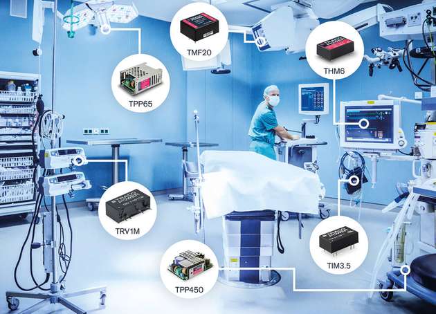 Die Anforderungen an Stromversorgungen in der Medizintechnik sind durch die verschiedenen und sensiblen Einsatzumgebungen extrem hoch.
