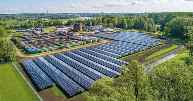 Los ging alles 2019 in Arnheim, hier wurde die erste Freiflächen-Photovoltaikanlage für Watershap Rivierenland fertiggestellt.