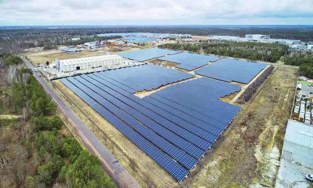 Das 10-MW-Kraftwerk im Dessora-Industriepark ist eine Pilotanlage für die Reglerfunktion Q@Night.