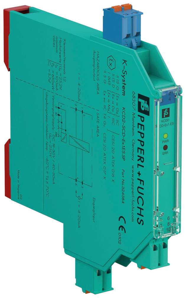 Der Smart-Ausgangstreiber KCD2-SCD-Ex1.ES.SP kann Stellungsregler, elektrische Ventile oder HART-I/P-Konverter in SIL-3-Anwendungen ansteuern.