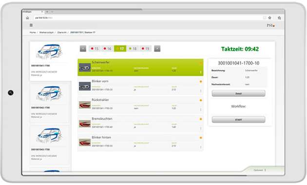 Mobiles ERP mit Industrial Apps – den Überblick in der Produktion behalten.