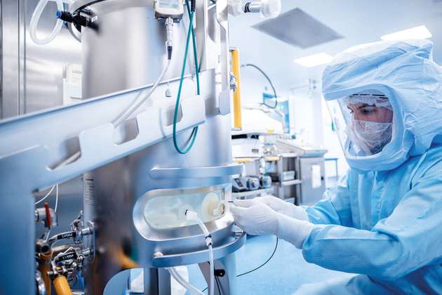 Biontech hat die Produktion von BNT162b2 in Marburg vergangenen Februar aufgenommen.