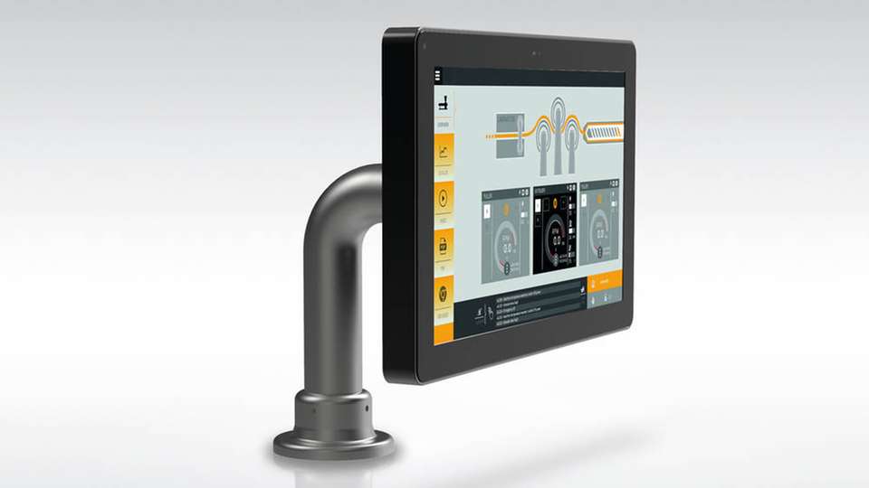 Flexible Bedien- und Montagekonzepte ermöglichen die IP67-HMIs der TXF700-Serie