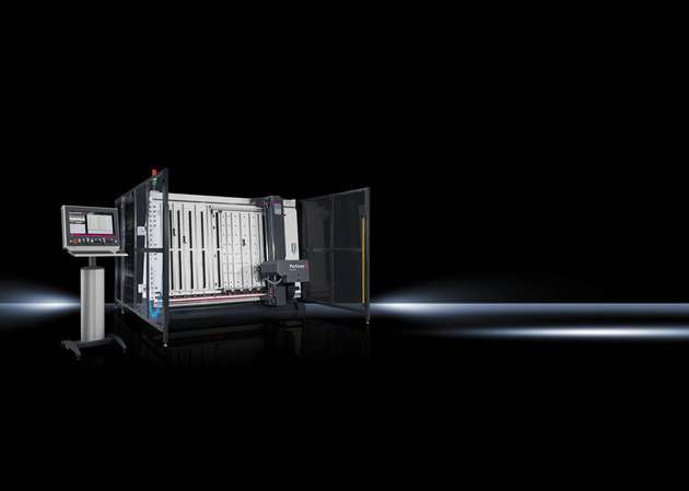 CNC-Bearbeitungszentren, wie die neue Perforex MT von Rittal Automation Systems, bieten – im Vergleich zur manuellen Bearbeitung – erhebliche Effizienzsteigerungen bei der Bearbeitung von Flachteilen.