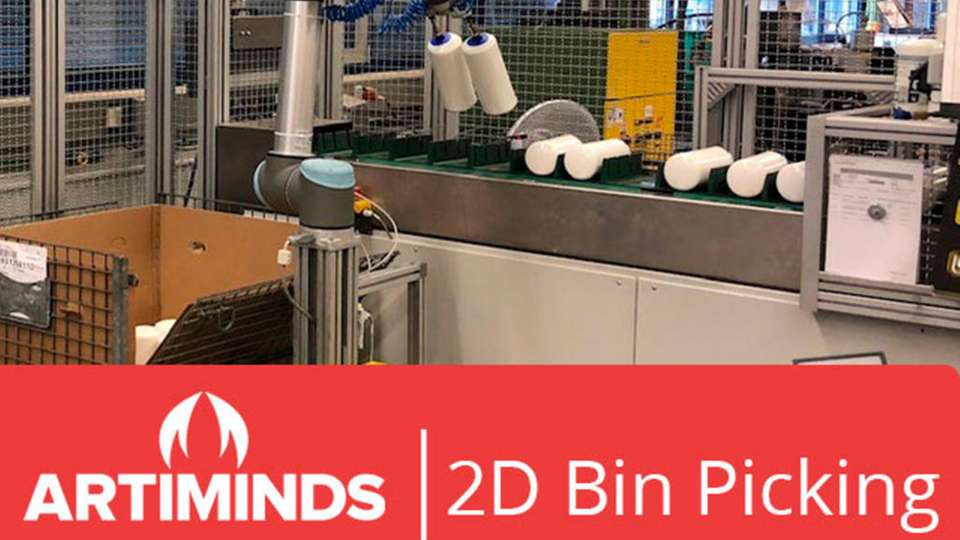 Schnelle & flexible Umsetzung der Bin Picking Anwendung dank ArtiMinds RPS.
