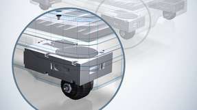 Das Fahr-Lenk-System ist eine neue Antriebslösung für fahrerlose Transportfahrzeuge mit Flächenbeweglichkeit.