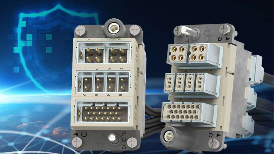 Die Mixo-Module bieten EMV-Schutz und 360-Grad-Abschirmung.