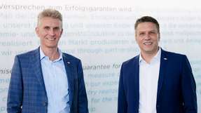 Ulrich Bartel (links) ist fortan President der Coperion-Gruppe, Markus Parzer wiederum übernimmt den Posten des President der Polymer-Division.